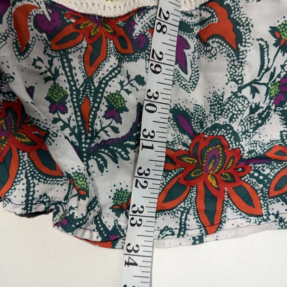Anthropologie Lilka Yellow & Purple Patchwork Trapeze Beach Dress Size Xs‎ - Picture 7 of 8